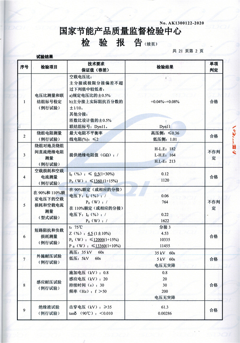 高低压试验报告-S11-1250荆州荆州荆州油浸式变压器-2.jpg
